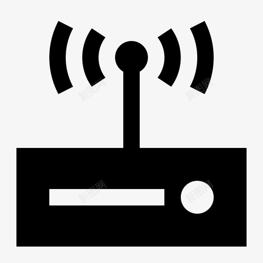 路由器计算机硬件图标svg_新图网 https://ixintu.com computerglyph it wifi 硬件 计算机 路由器