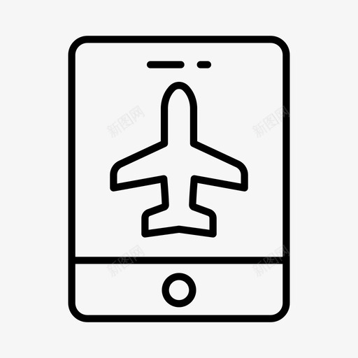 航空公司应用程序飞机旅游图标svg_新图网 https://ixintu.com 应用程序 旅游 机场 航空公司 飞机