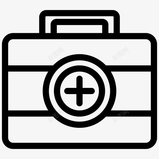 包医生健康包图标svg_新图网 https://ixintu.com 健康包 加 包 医生 运动和极端大胆的线条集180