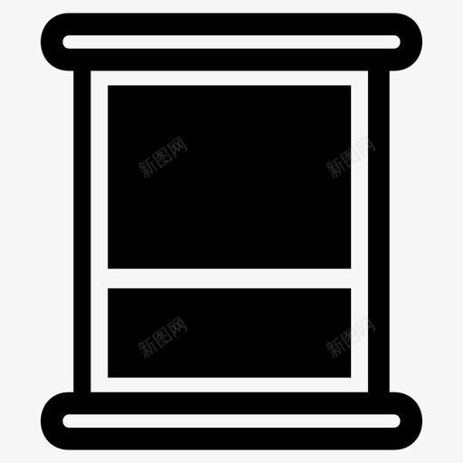 窗户家房子图标svg_新图网 https://ixintu.com 室内 房子 房间 窗户 风景