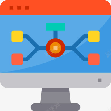 流程图网站和windows界面4平面图图标图标