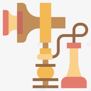 电话电话历史4扁平图标图标