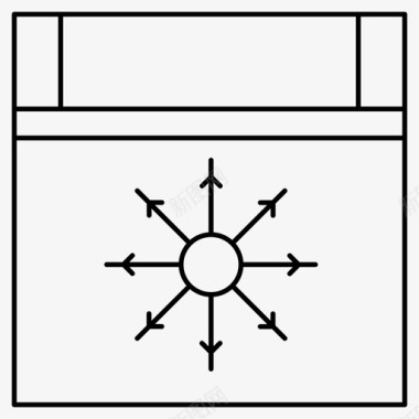 雪日历雪花图标图标