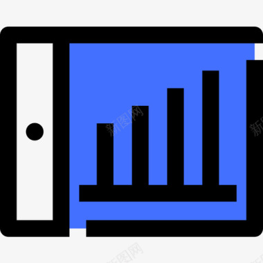 平板电脑56学校蓝色图标图标