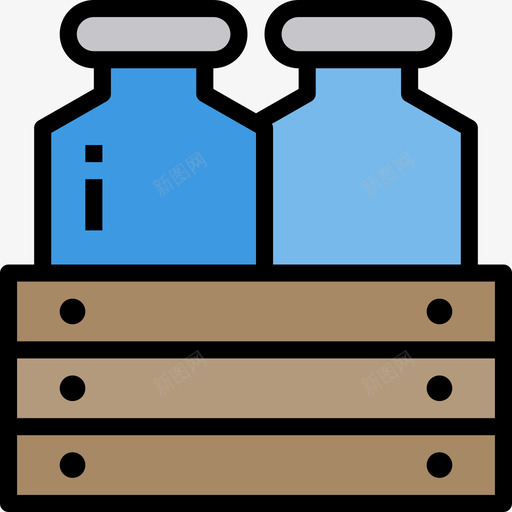 牛奶瓶农场27线性颜色图标svg_新图网 https://ixintu.com 农场 奶瓶 牛奶 线性 颜色