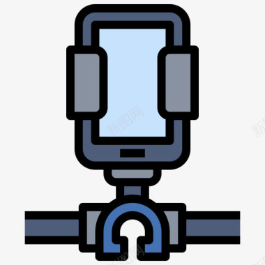 电话自行车36线颜色图标图标