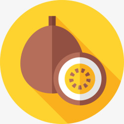 PASSIONPassionFruitfruitsandvegetables37flat图标高清图片