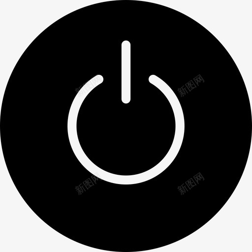 电源按钮多媒体控制选项3字形图标svg_新图网 https://ixintu.com 多媒体 字形 按钮 控制 电源 选项