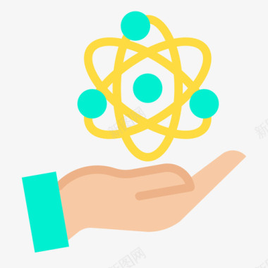 原子科学99平面图标图标
