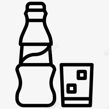 可乐饮料36直饮图标图标