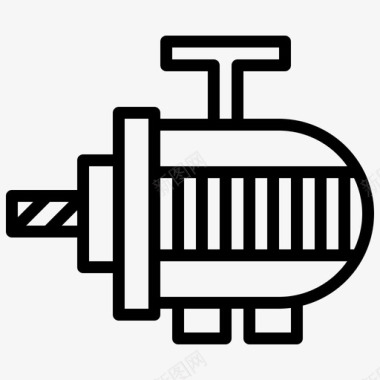 汽车动力运输图标图标