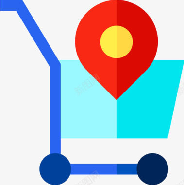 商业和购物导航和地图23平面图图标图标