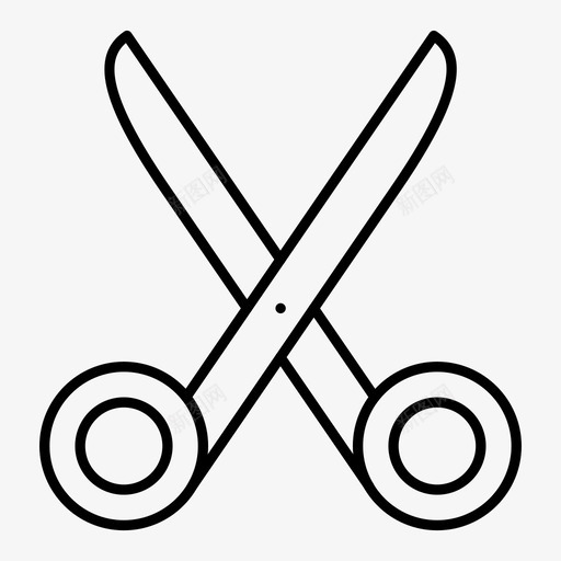 剪刀优惠券文具图标svg_新图网 https://ixintu.com 优惠券 剪刀 工具 文具 玩具