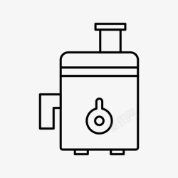 电动榨汁机榨汁机电动厨房机器图标高清图片
