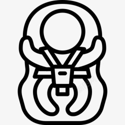 婴儿汽车座椅婴儿汽车座椅椅子安全带图标高清图片