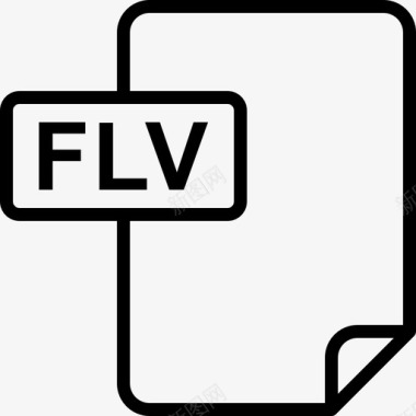 flv文件格式文件格式视频图标图标