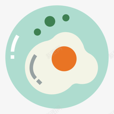 鸡蛋食物140平的图标图标