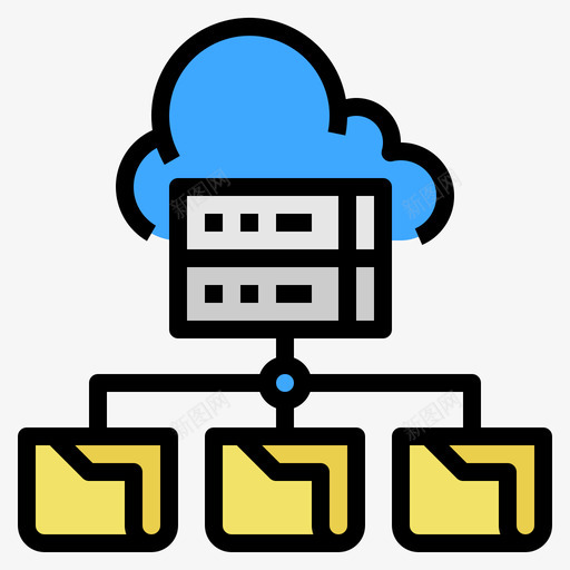 数据计算机网络9线颜色图标svg_新图网 https://ixintu.com 数据 线颜色 计算机网络9