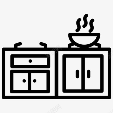 厨房橱柜食物图标图标