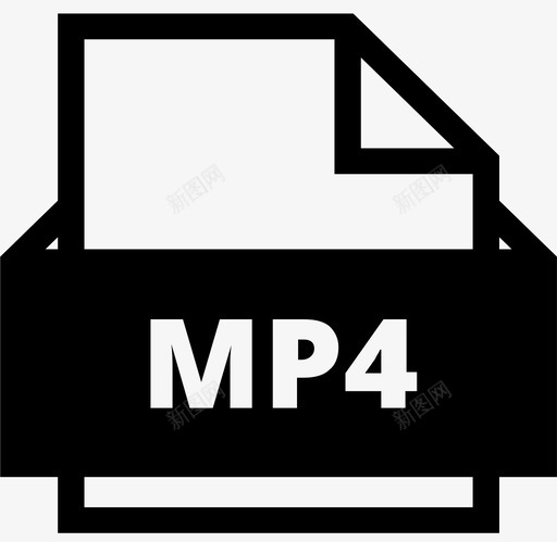 icon file mp4svg_新图网 https://ixintu.com icon file mp4