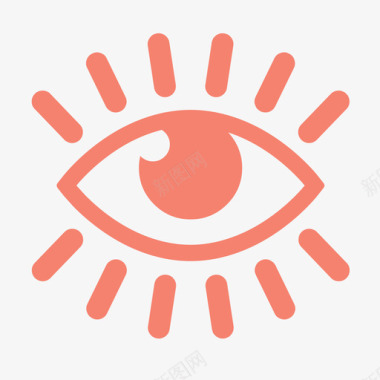 眼睛眉毛睫毛图标图标