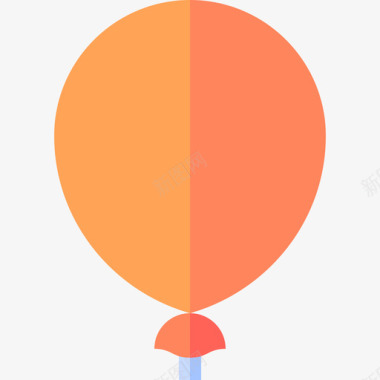 气球生日105扁平图标图标