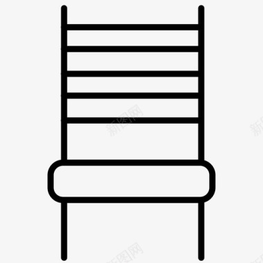 椅子家具装饰1轮廓图标图标