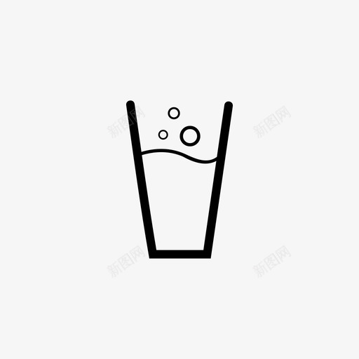 饮料玻璃杯冰块图标svg_新图网 https://ixintu.com 冰块 水 玻璃杯 苏打水 饮料