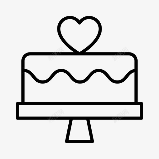 结婚蛋糕婚礼蛋糕庆祝图标svg_新图网 https://ixintu.com 婚礼 庆祝 求婚 结婚 蛋糕 订婚