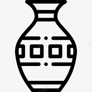 Amphora博物馆64线性图标图标