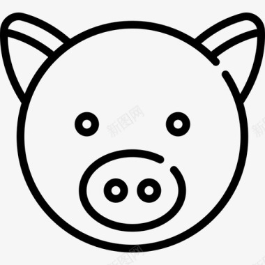 猪自然123直系图标图标