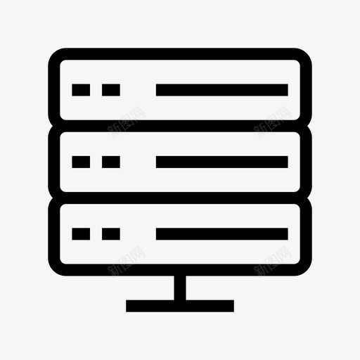 服务器业务数据中心图标svg_新图网 https://ixintu.com Prefict pixel 业务 全球 商务 存储 数据中心 数据库 服务器