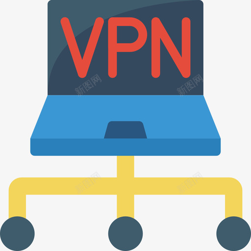 Vpn信息技术12扁平图标svg_新图网 https://ixintu.com Vpn 信息技术 扁平