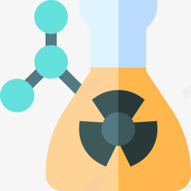 试管实验室18扁平图标图标