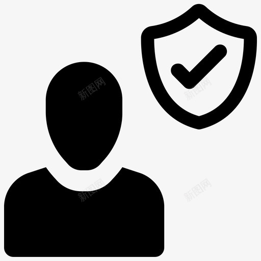 个人数据保护gdpr图标svg_新图网 https://ixintu.com gdpr 个人 保护 数据