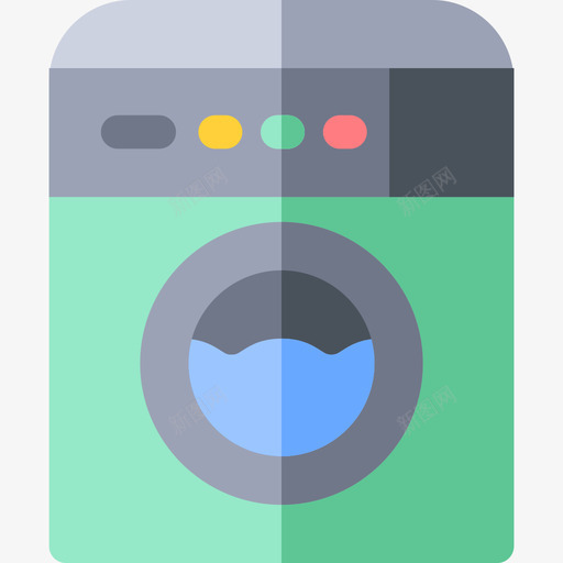 洗衣机电子51平板图标svg_新图网 https://ixintu.com 平板 洗衣机 电子