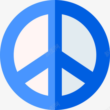 和平象征和平日1平淡图标图标