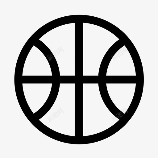 篮球健身健康图标svg_新图网 https://ixintu.com 健康 健身 游戏 篮球 运动