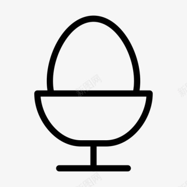煮熟煮蛋蛋杯图标图标