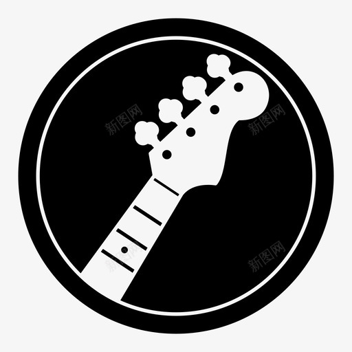 电低音低音吉他音乐图标svg_新图网 https://ixintu.com 乐器 低音 吉他 工作室 音乐
