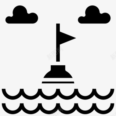 浮标潜水37填充图标图标