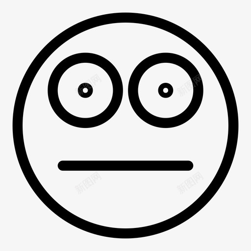 恐怖表情情绪图标svg_新图网 https://ixintu.com 害怕 恐怖 情绪 感觉 表情
