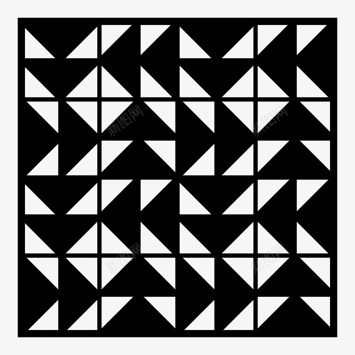 拼图几何装饰图标svg_新图网 https://ixintu.com 几何 图案 拼图 拼缝被子 缝纫 装饰