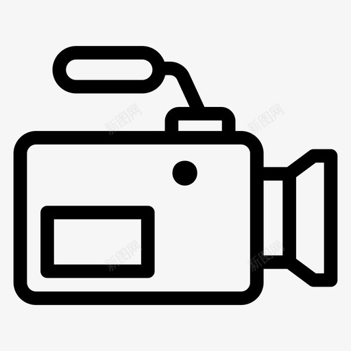 专业电影摄像机电影摄像机摄像机图标svg_新图网 https://ixintu.com 专业 图标 影线 摄像机 摄影 电影