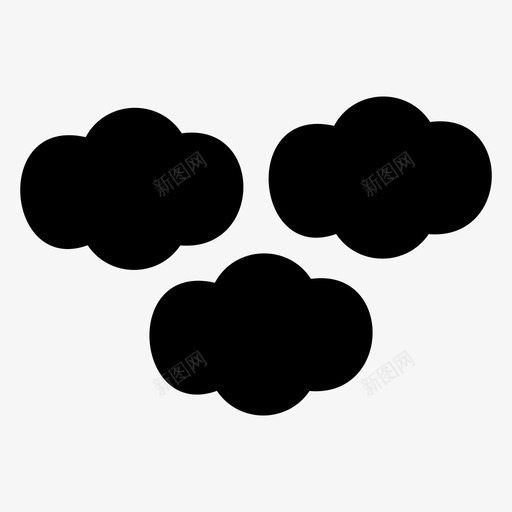 污染空气保护图标svg_新图网 https://ixintu.com 保护 垃圾 污染 环境 空气 自然