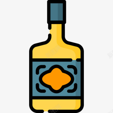 威士忌爱尔兰6原色图标图标