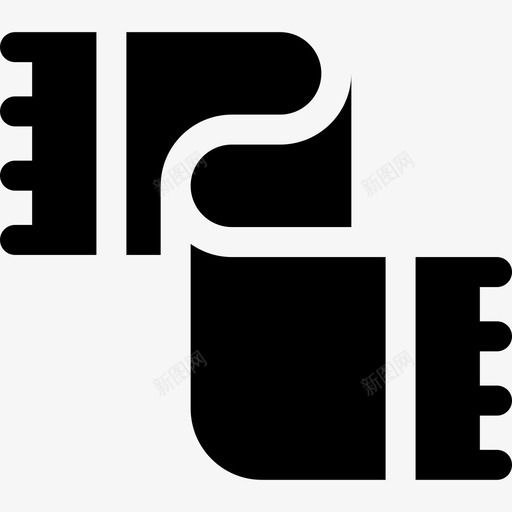 围巾秋季88填充图标svg_新图网 https://ixintu.com 围巾 填充 秋季