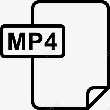 mp4文件格式数据文件格式图标图标