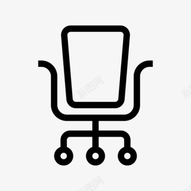 空置椅子家具图标图标