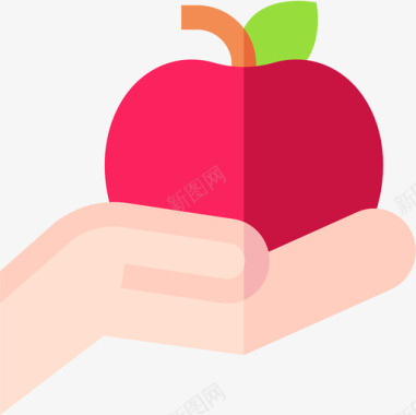 苹果农业和园艺9平坦图标图标